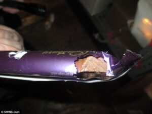mouse bite chocolate bar