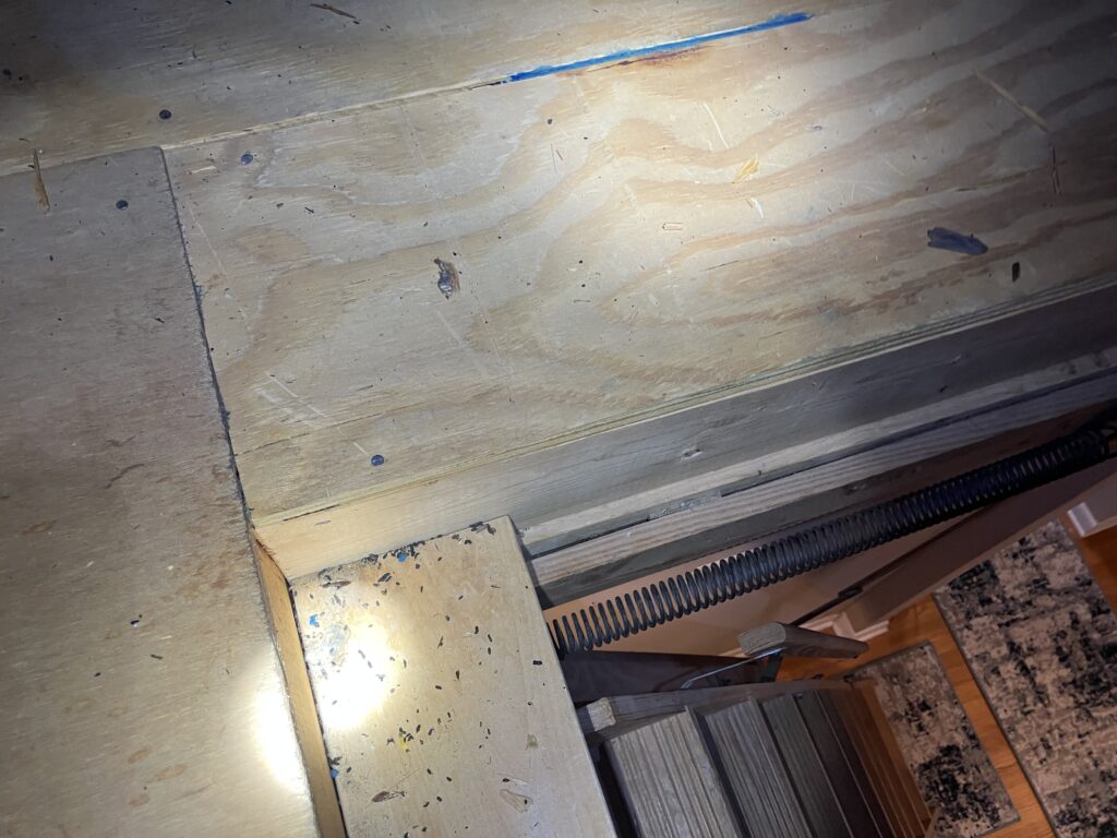 Mice droppings in attic